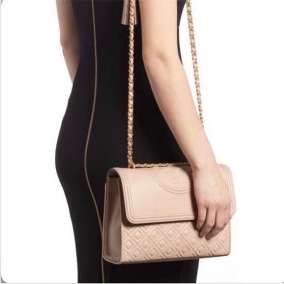 💯 Authentic TORY BURCH Fleming Convertible Shoulder Bag - Picture 15 of 16